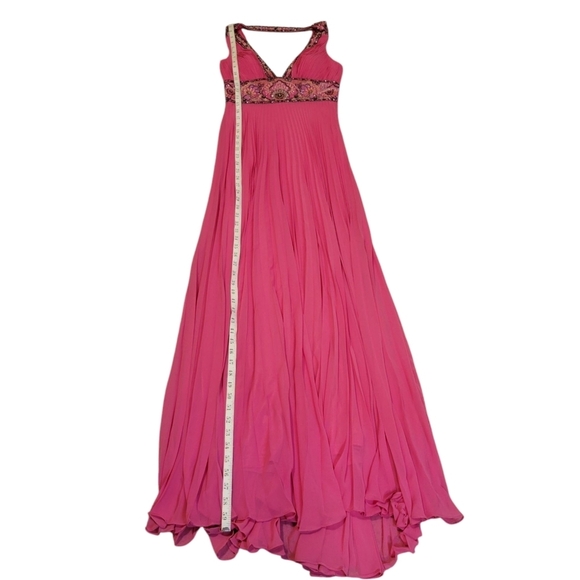 Sue Wong Nocturne Long Formal Prom Chiffon Dress Rhinestone Open Back Women's 0 - Picture 7 of 15